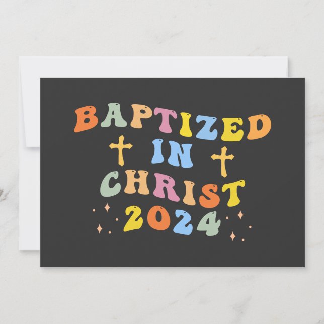 Convites Batizado em Cristo (Frente)