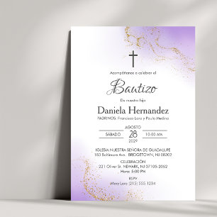 Convites Bautizo Invitación Católica Batismo Christening