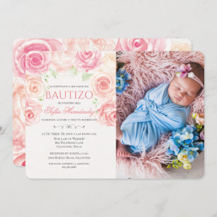 Convites Bautizo Niña Invitacione De bautizo Niña Baptism