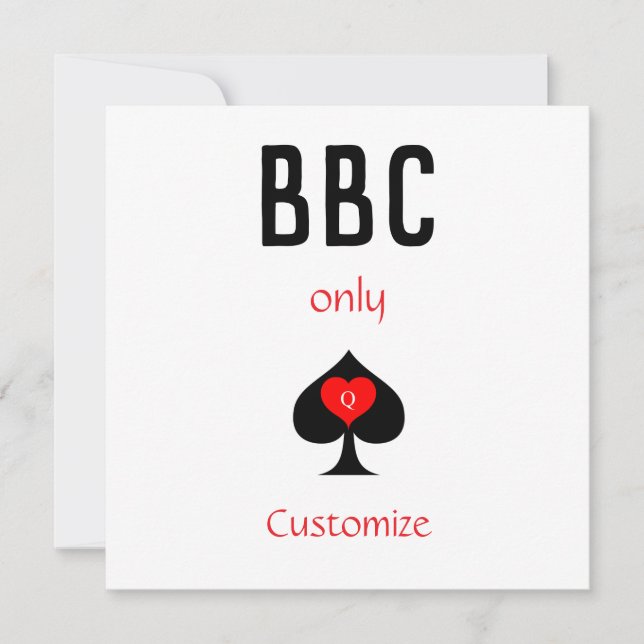 Convites BBC Apenas Sinal de Espada Lâmina Thunder_Cove (Frente)