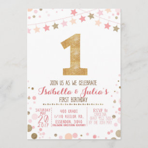 Convites Bday feitos sob encomenda convidam