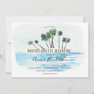 Convites Beach Bachelorette Itinerary
