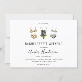 Convites Beach Bikini Bachelorette Itinerary