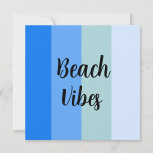 Convites Beach Vibes, Blue Stripes