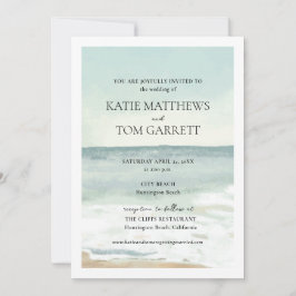 Convites Beach Wedding