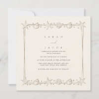 Beach Wedding Sand Seashell