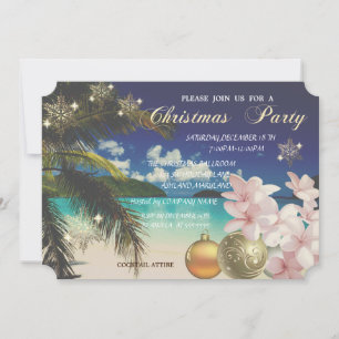 Convites BeachPalm, Plumeria, Bolas de Natal Festa Corporat