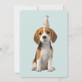 Convites Beagle Birthday Party