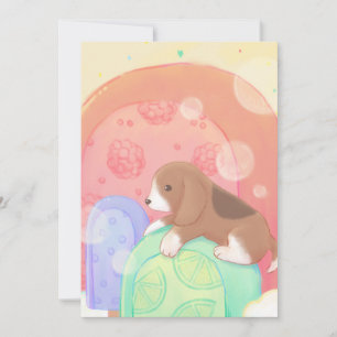 Convites Beagle & Popsicles