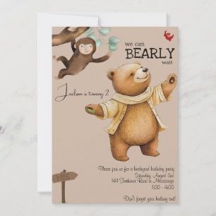 Convites Bear Urso