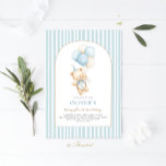 Convites Beary First Birthday<br><div class="desc">Beary First Birthday Convite</div>