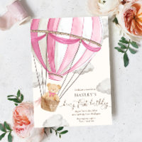 Beary First Teddy Bear Hot Air Balloon Aniversário
