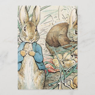 Convites Beatrix Potter Peter Rabbit E Benjamin Bunny