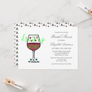 Convites Beba Bruxas no Chá de panela do Dia das Bruxas