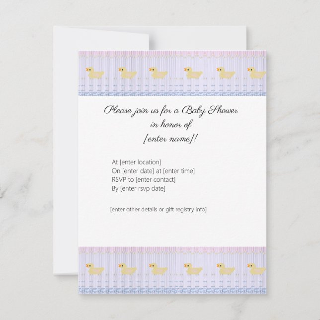 Convites Bebê (Verso)