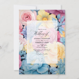 Convites Bebê Azul, Amarelo Creme de Manteiga, Casamento Ro