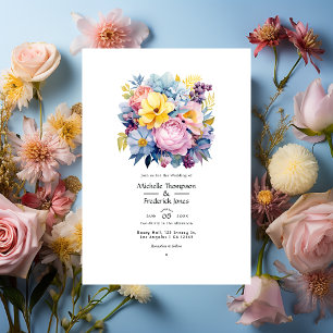 Convites Bebê Azul, Amarelo Creme de Manteiga, Casamento Ro