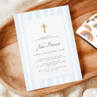 Bebê Blue Watercolor Baptism