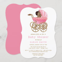 Bebê Cachorro no Chá de fraldas Rosa Pram com Rolh