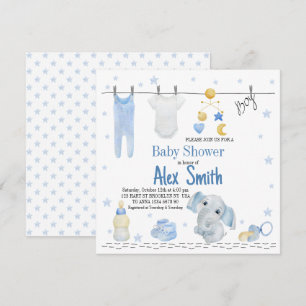 Convites Bebê da Watercolor