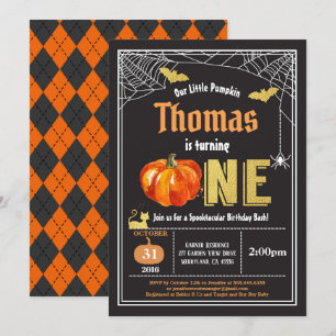 Convites Bebê das bruxas 1rua primeira festa de aniversário