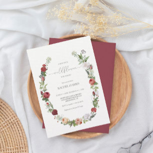 Convites Bebê de Flor Selvagem na Bloomia Chá de fraldas