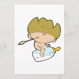 Convites bebê do vaqueiro