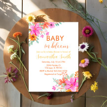 Bebê em Bloom brilhante chá floral de verão