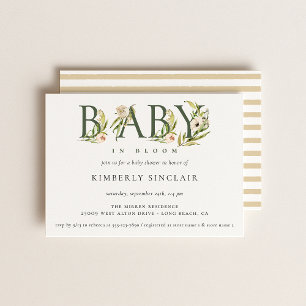 Convites Bebê em Chá de fraldas