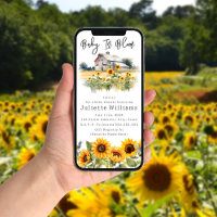 Bebê Em Chá de fraldas Rústico De Flor Sundominal