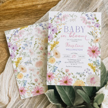 Bebê em Flor: Chá de Bebê de Flores Silvestres em