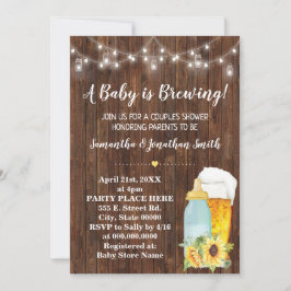 Convites Bebê está criando casais chás de fraldas