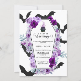 Convites Bebê está criando Chá de fraldas de Halloween