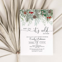 Bebê Está Frio Fora do Inverno Pinho Verde