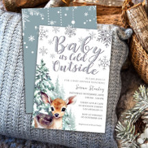 Bebê, Está Frio Lá Fora | Chamada Fawn Winter Baby
