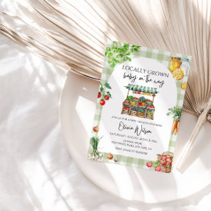 Convites Bebê Local a Caminho – Tema Rústico de Fazenda