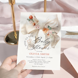 Convites Bebê no Blogue Arco Branco Queda Chá de fraldas Fl