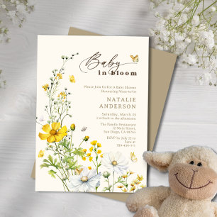 Convites Bebê no Blogue Flores Selvagens Chá de fraldas de