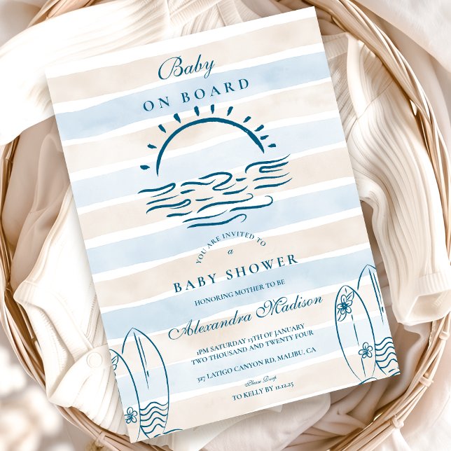 Convites Bebê no Chá de fraldas Conselho (Criador carregado)