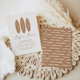 Convites Bebê no Conselho Boho Sexo Chá de fraldas Neutro