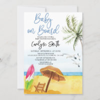 Bebê no Conselho Surfboard Summer Beach Chá de fra