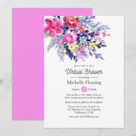 Convites Bebê ou Chá de panela Virtual Primavera