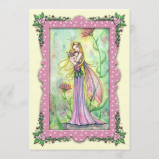 Convites Bebê recria convulsões Mãe e Bebê Fada