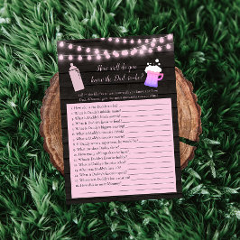 Convites Bebê Rosa Que Sabe O Melhor Jogo Do Pai A Ser