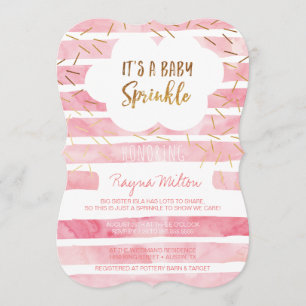 Convites Bebê rosa - Suspiros para uma Menina