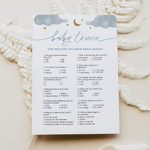 Convites Bebê Trivia Twinkle - Pequena Placa de Chá de fral