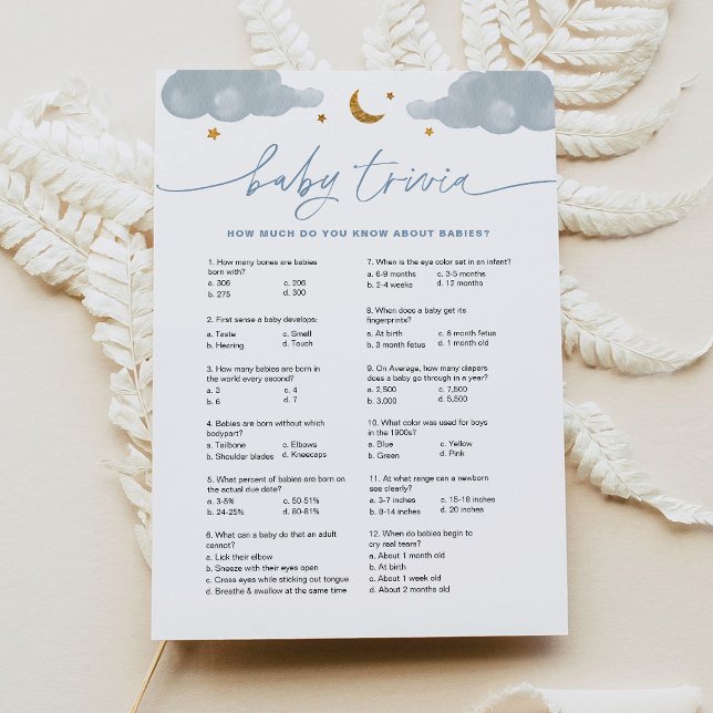 Convites Bebê Trivia Twinkle - Pequena Placa de Chá de fral (Criador carregado)