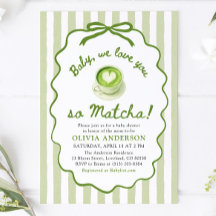 Bebê Verde Salvia Nós te amamos tanto Chá de Bebê 