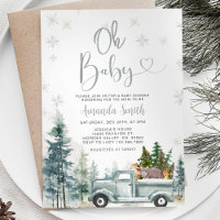 Bebê Winter Rusck Snowflakes Chá de fraldas