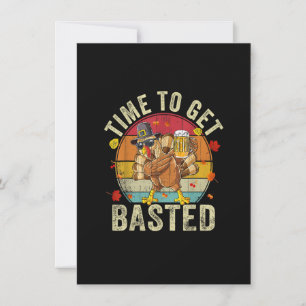 Convites Bebendo De Ação De Graças Engraçado Para Ficar Des